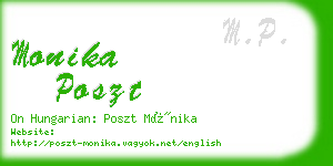 monika poszt business card